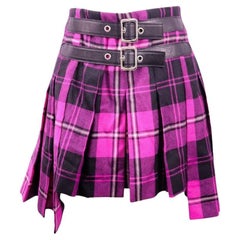 Dolce & Gabbana Plaid Mini Skirt - S