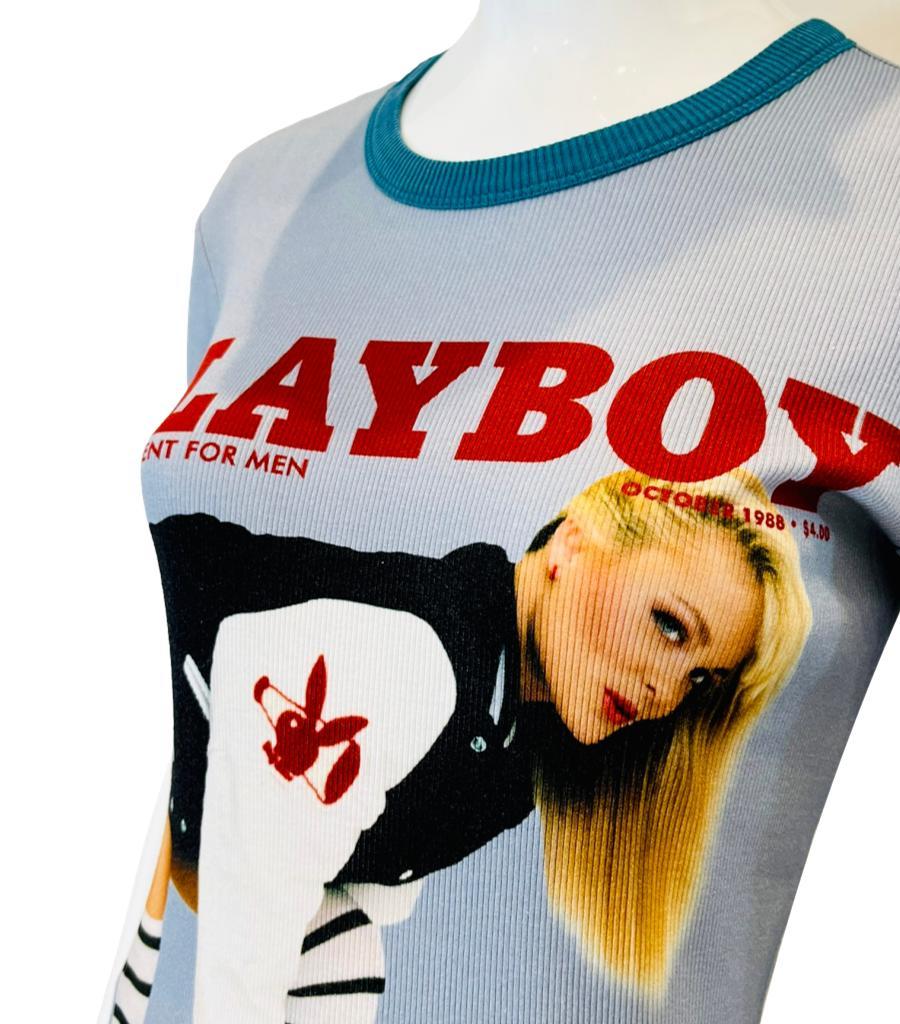 Dolce & Gabbana 'Playboy' T-Shirt - Unisex For Sale 1