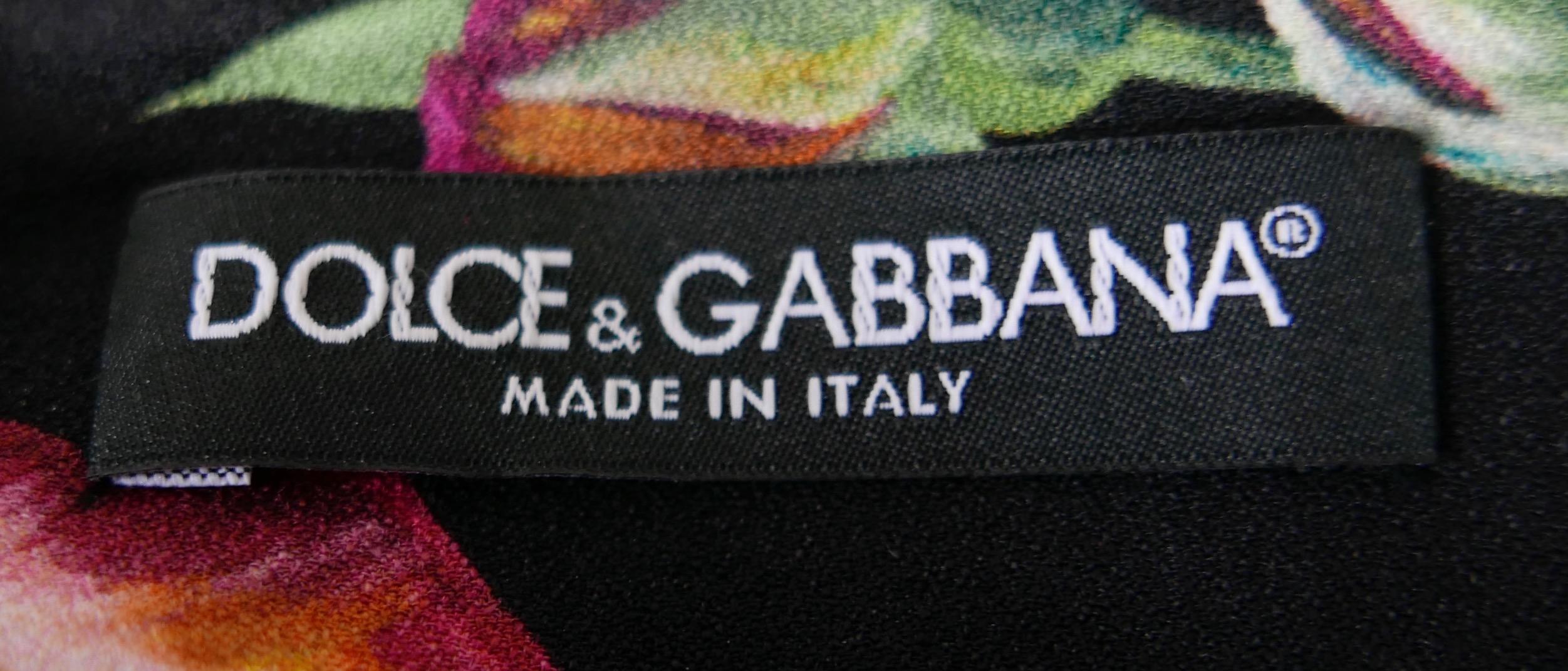 Dolce & Gabbana - Jupe plissée à imprimé rose Pour femmes en vente