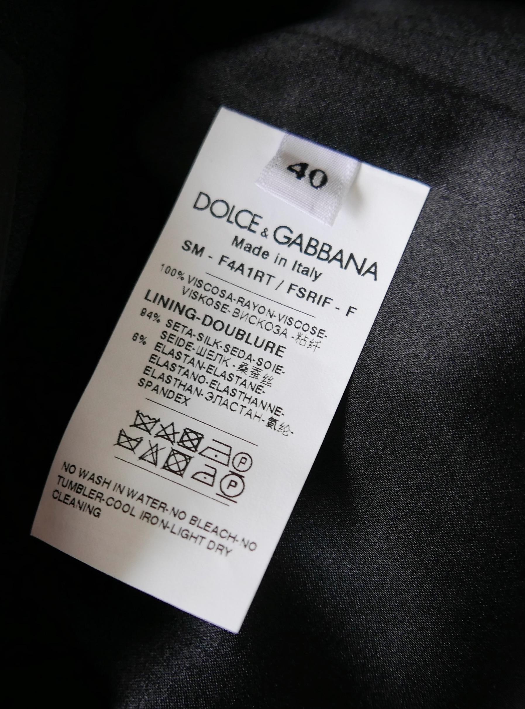 Dolce & Gabbana - Jupe plissée à imprimé rose en vente 2