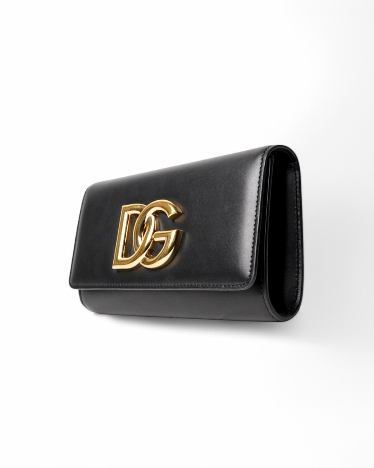 Dolce & Gabbana 3.5 Small Black Clutch Bag 1