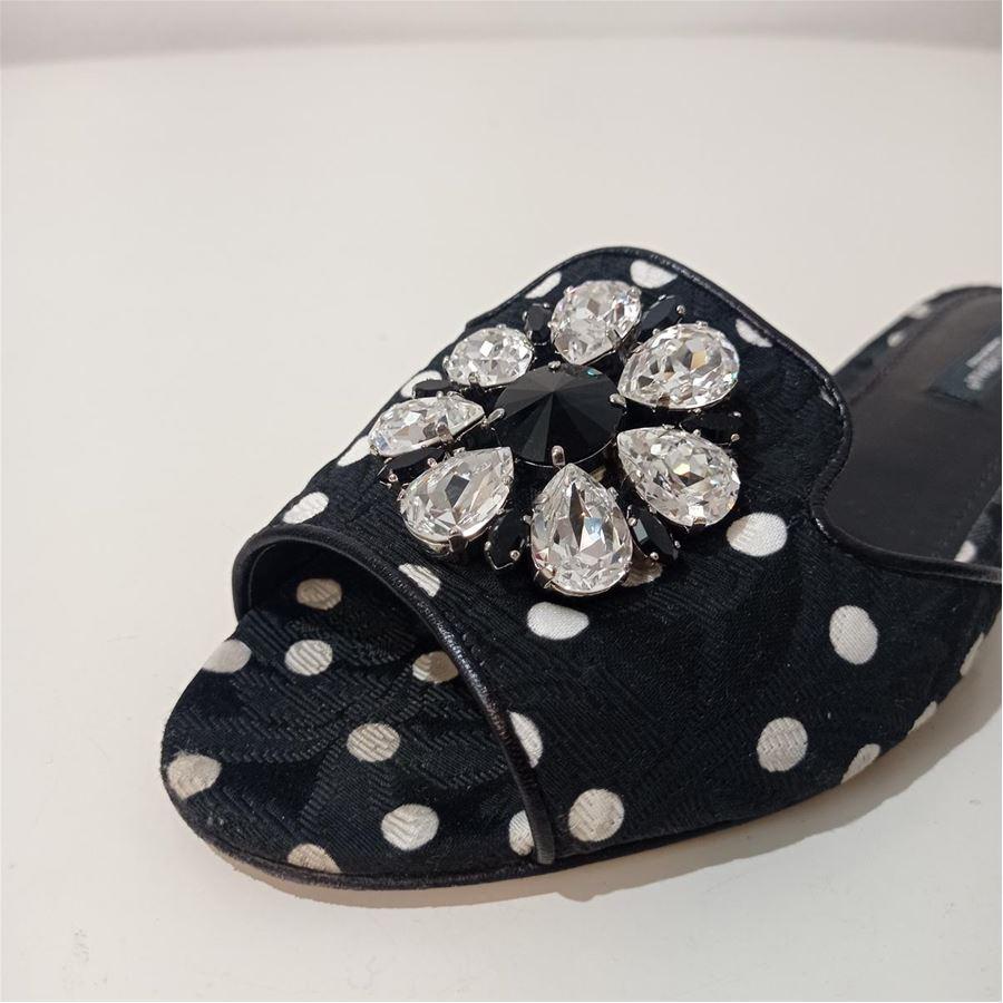 Dolce & Gabbana Pois flat size 37 In Excellent Condition For Sale In Gazzaniga (BG), IT