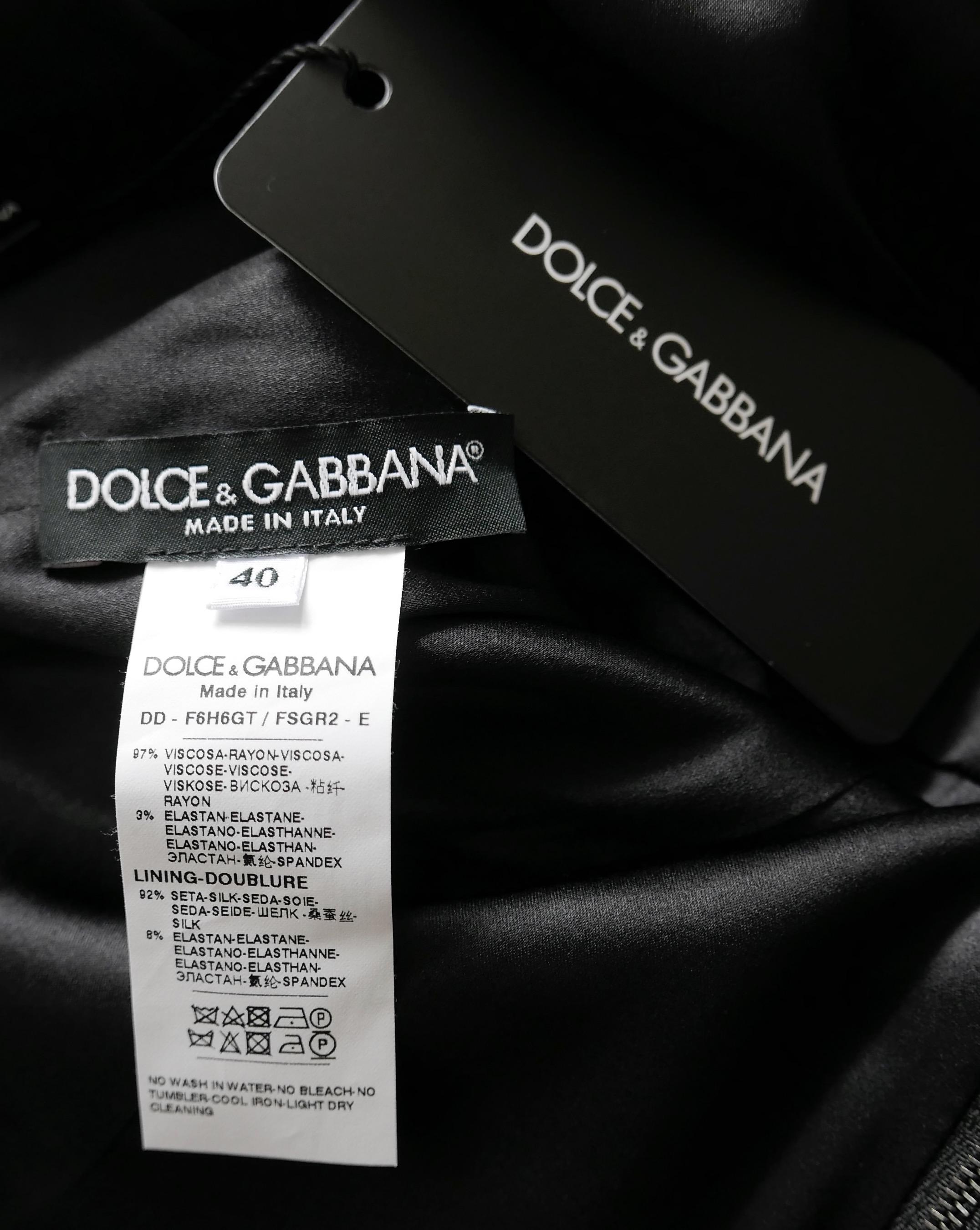 Dolce & Gabbana polka dot print sheath dress For Sale 3