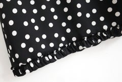 Dolce & Gabbana Polka Dot Silk Skirt