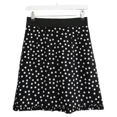 Dolce & Gabbana Polka Dot Silk Skirt