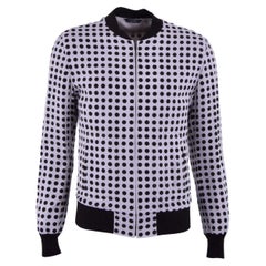 Dolce & Gabbana - Polka Dot Viscose Jacket Beige 56
