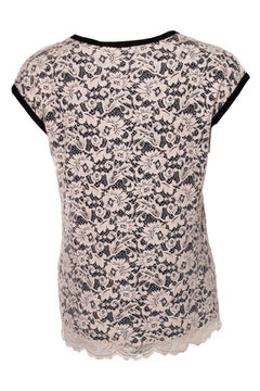 Dolce & Gabbana, powder pink lace top