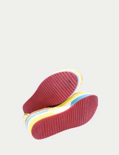 Dolce & Gabbana Printed Platform Espadrille Sneakers - EU 38