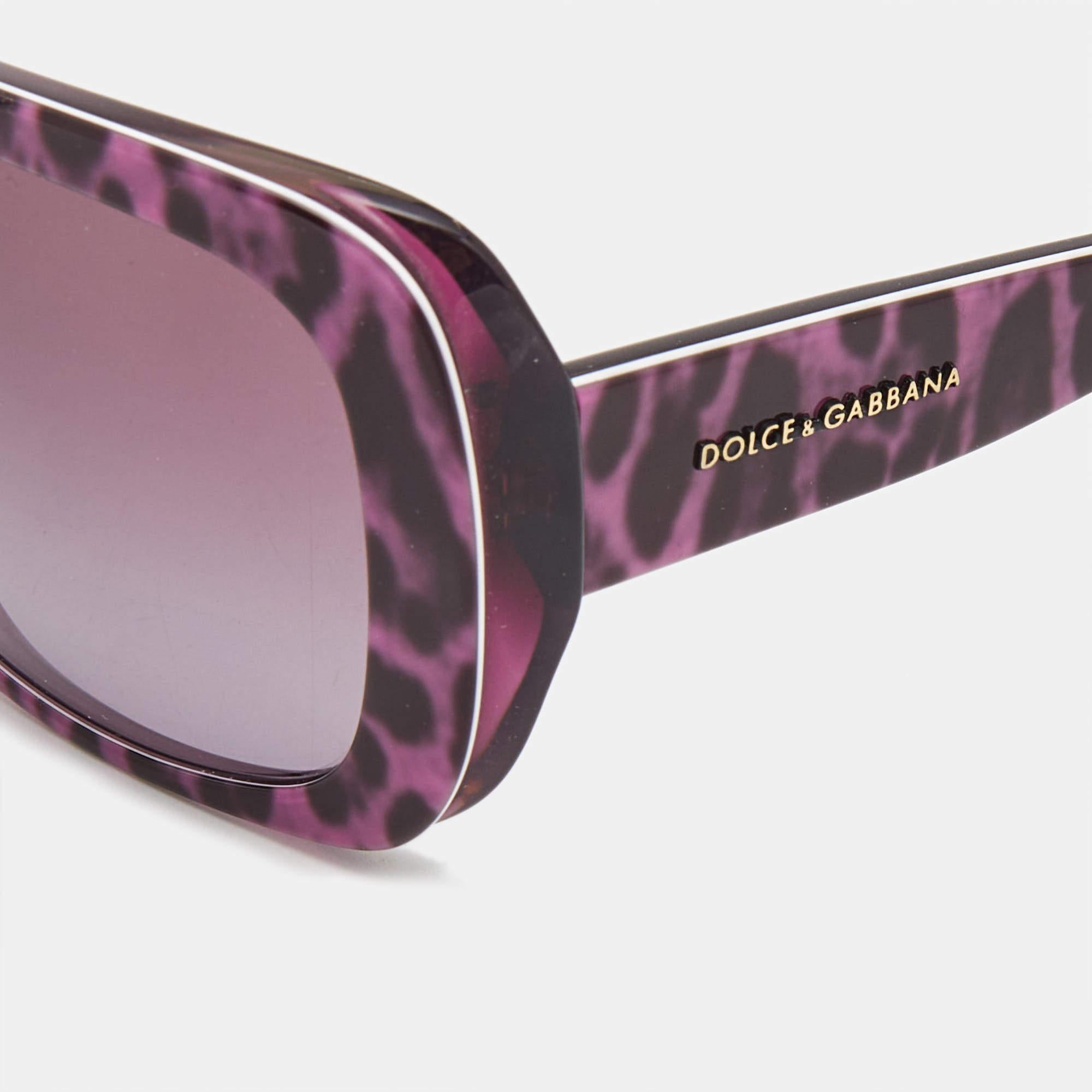 Elevate your eyewear game with these Dolce & Gabbana sunglasses. Meticulously crafted from premium materials, they offer unparalleled protection and a timeless design, making them a must-have accessory for the fashion-forward.