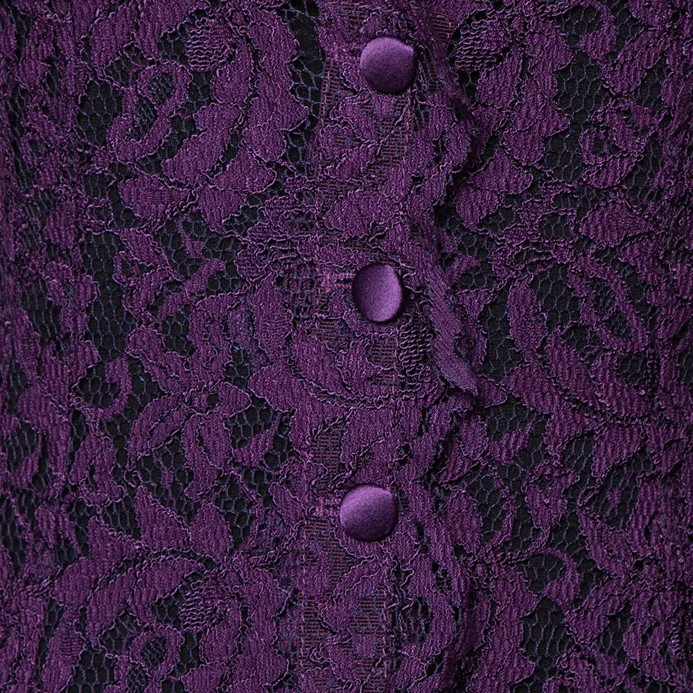 purple sleeveless vest
