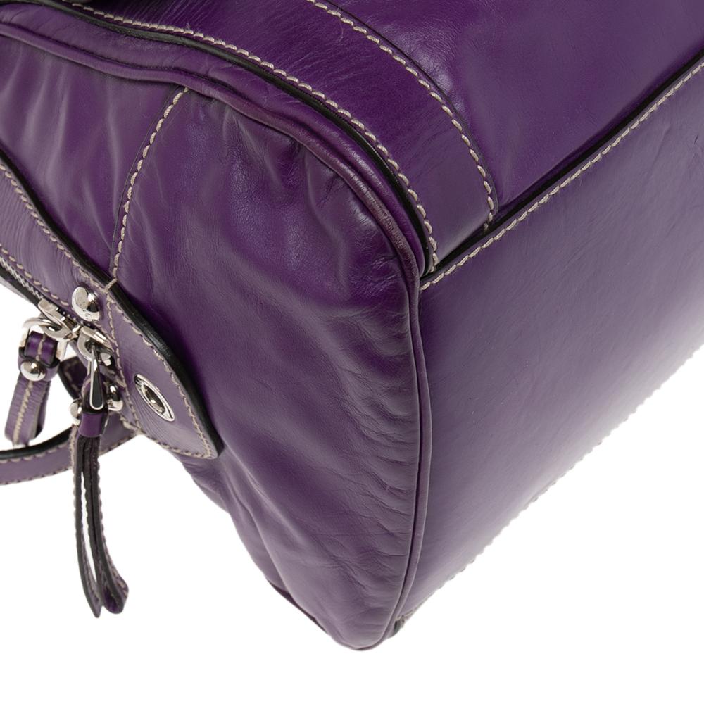dolce gabbana purple bag