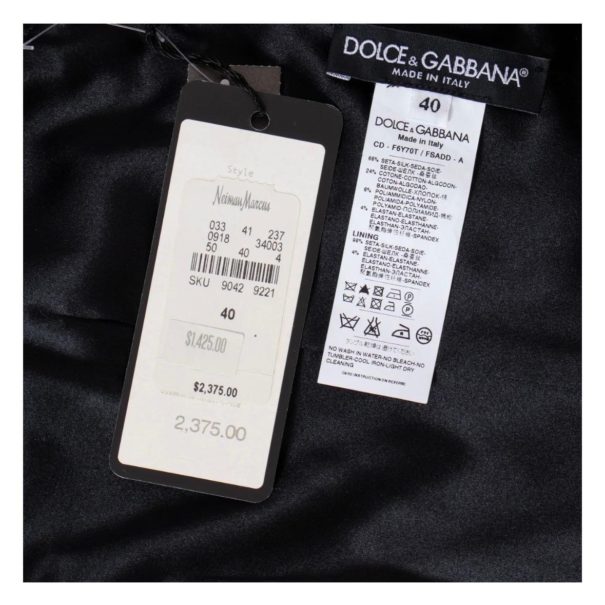Dolce & Gabbana Purple Leopard Print Dress (Circa Early 2000s) 1