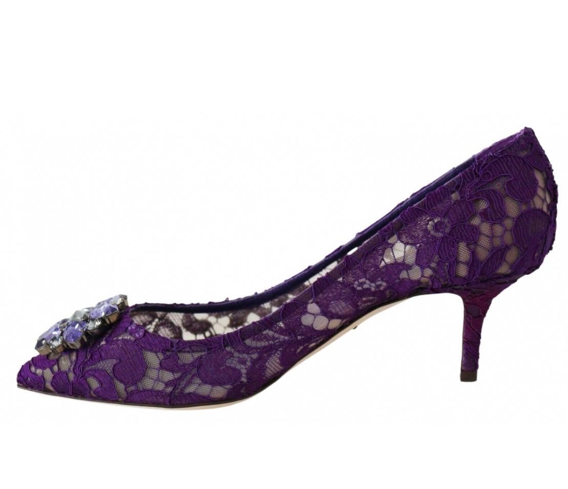purple pump shoes