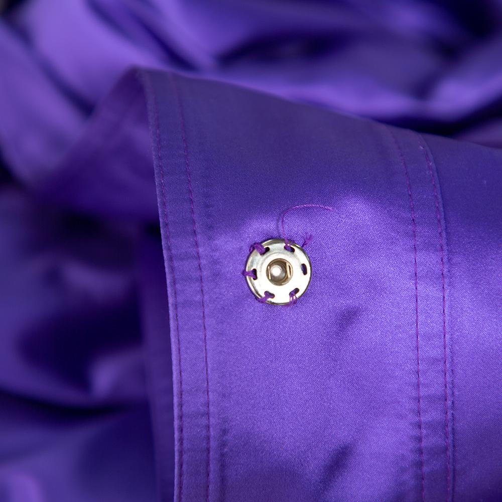 silk purple jacket