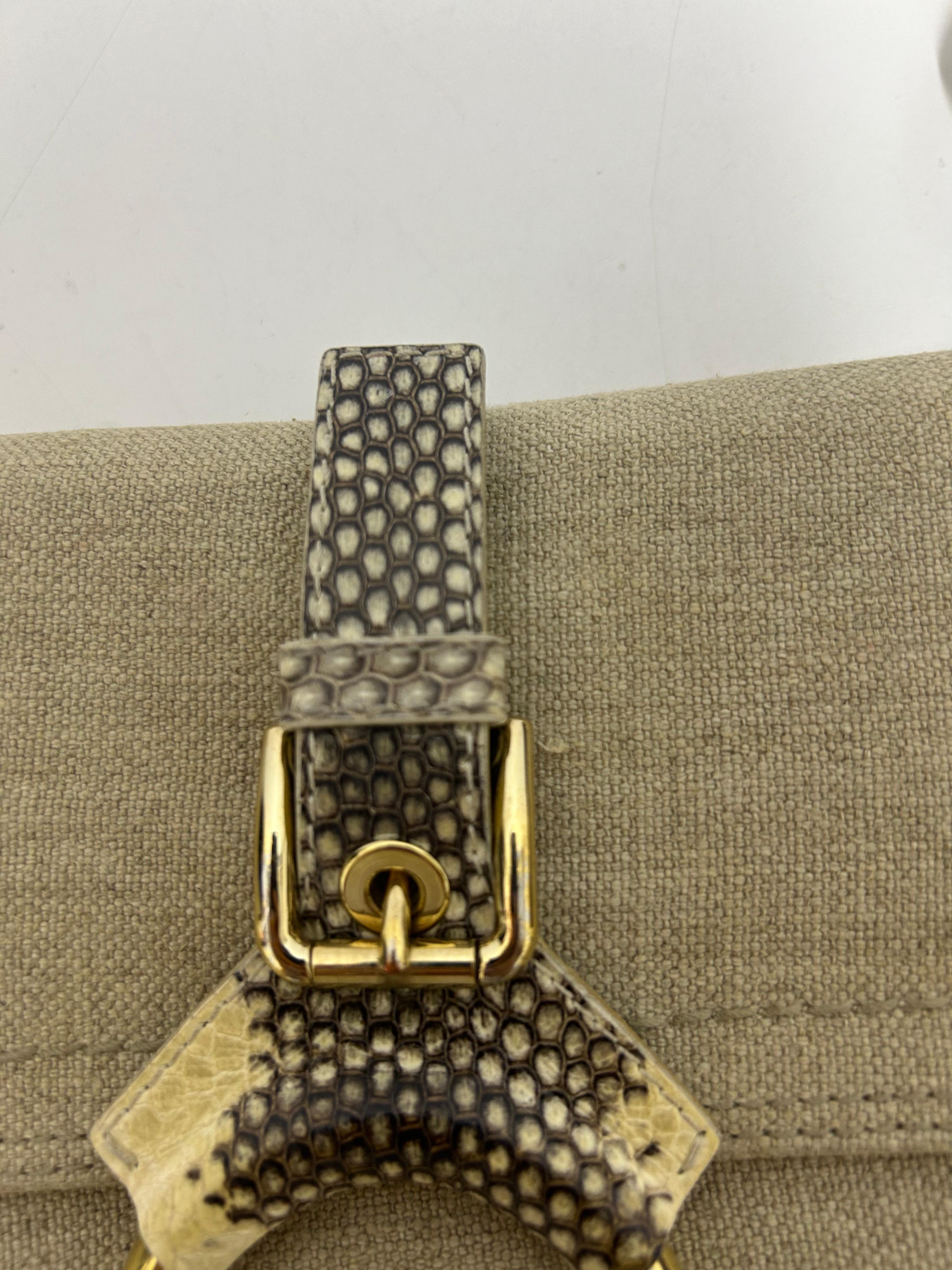 Dolce & Gabbana Python Baguette Shoulder Bag For Sale 8