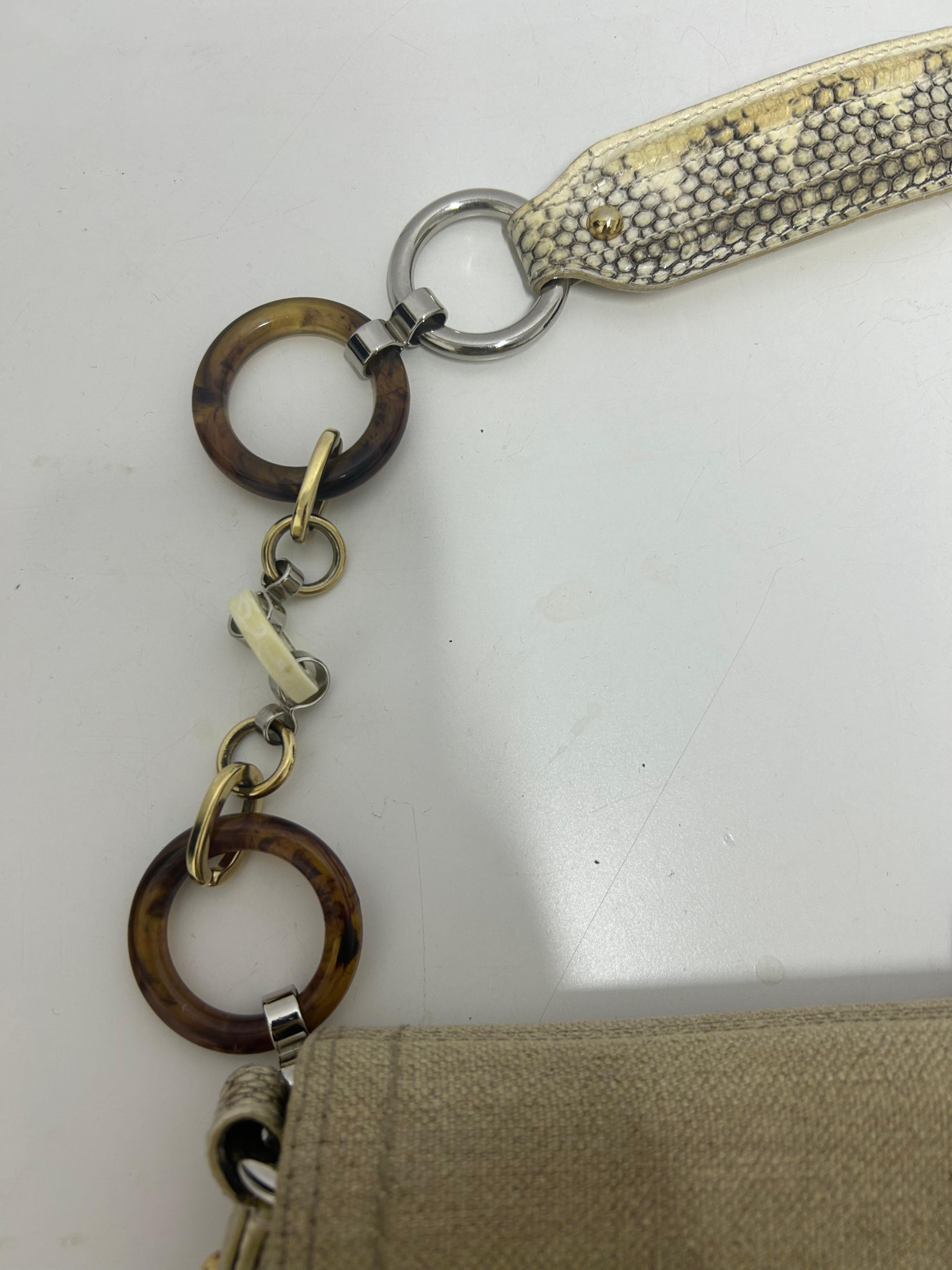 Dolce & Gabbana Python Baguette Shoulder Bag 11