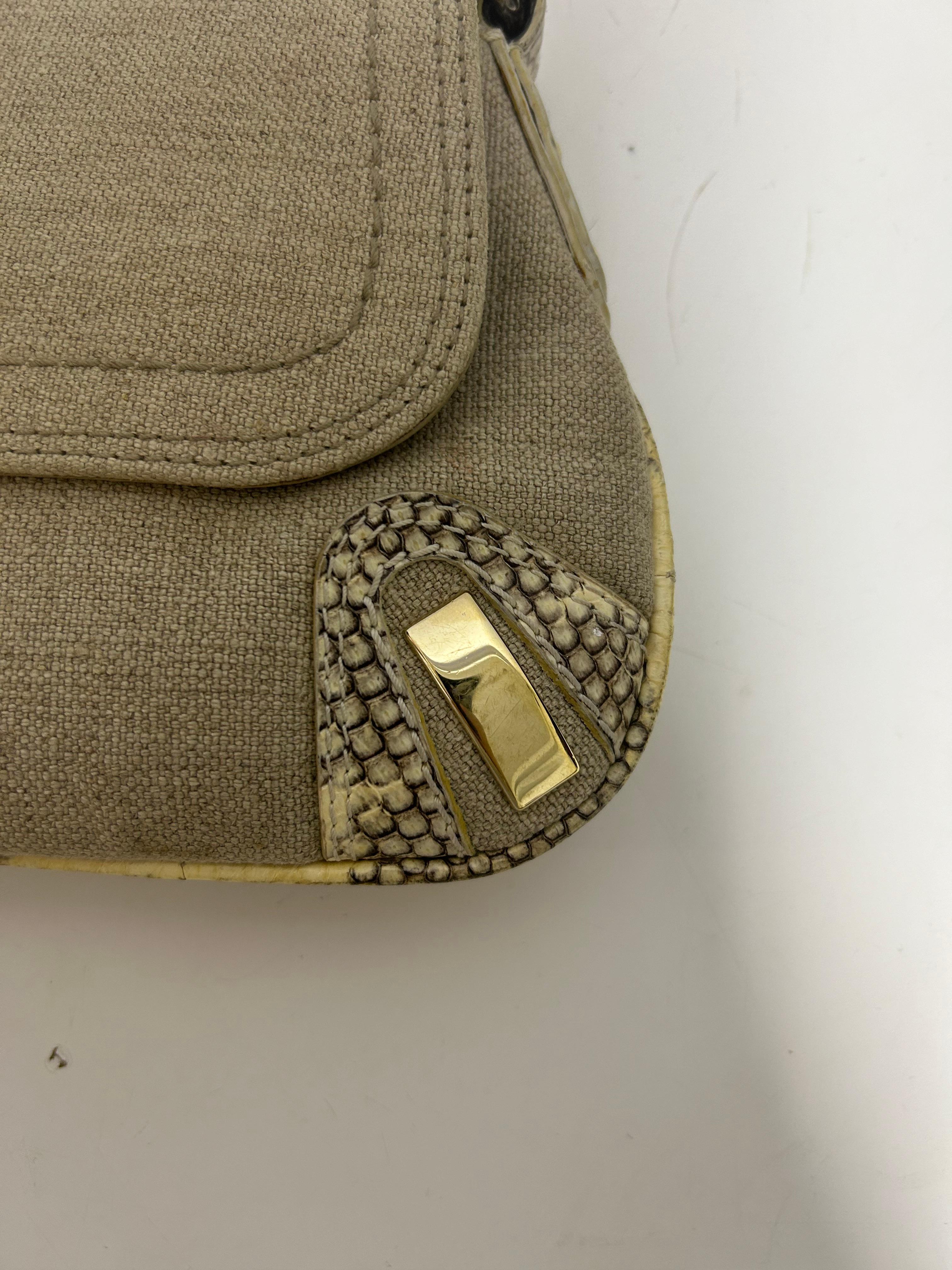 Dolce & Gabbana Python Baguette Shoulder Bag For Sale 3