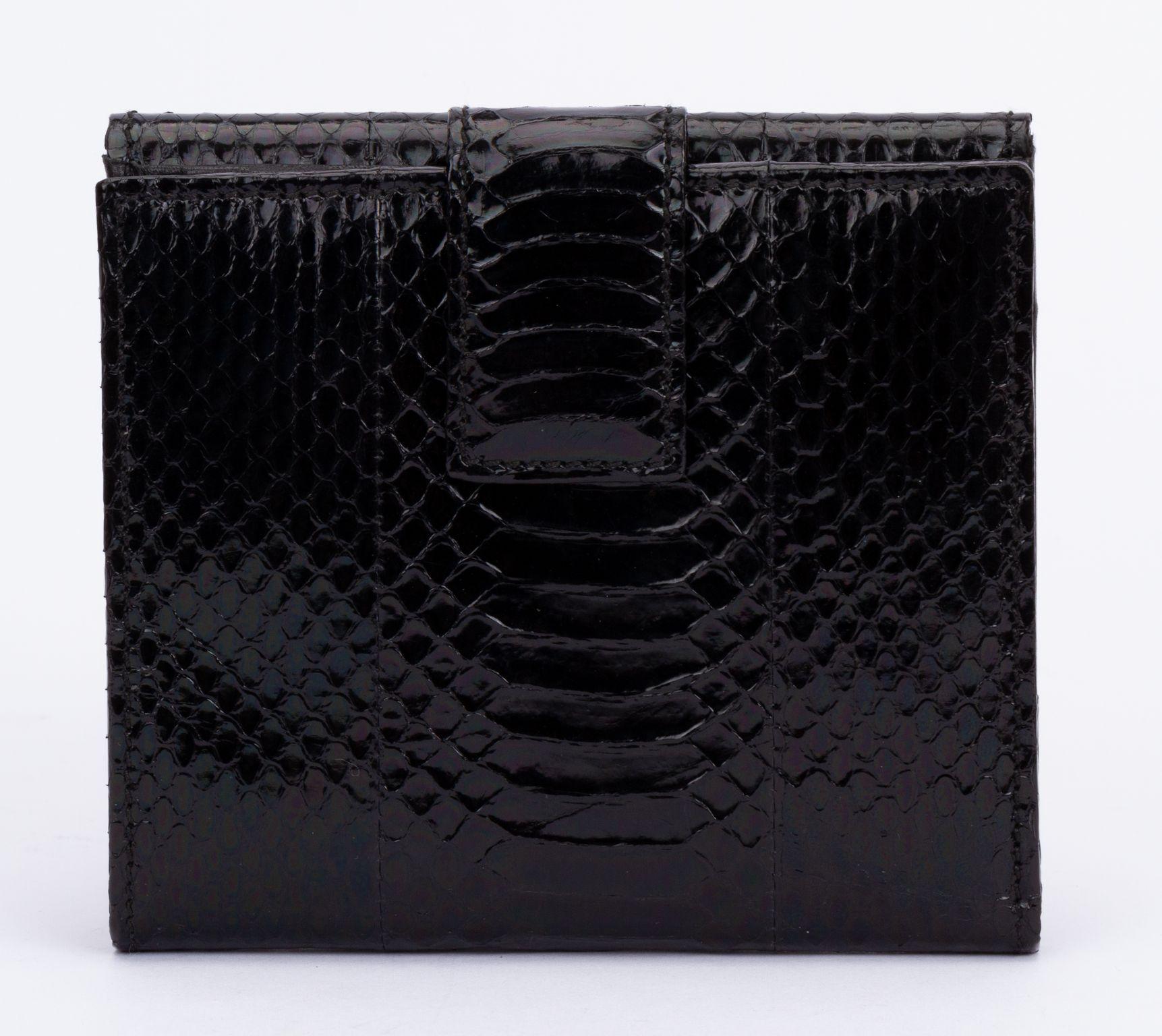 Dolce & Gabbana Python Skin Wallet In New Condition For Sale In West Hollywood, CA