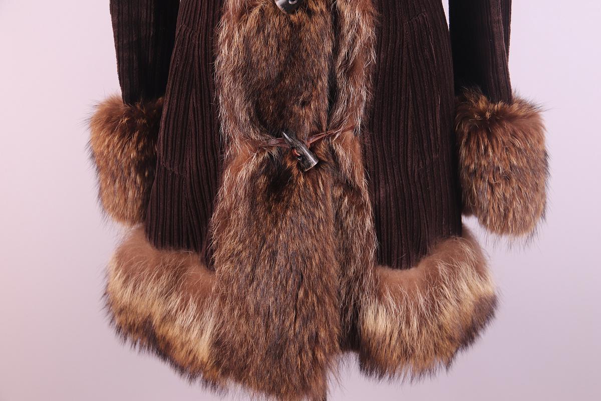 Dolce & Gabbana Raccoon Penny Lane coat Fur Coat vintage 2000s early boho look For Sale 2