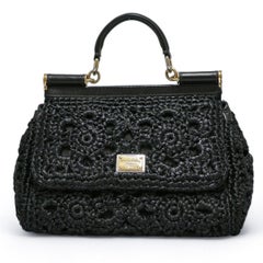 Dolce & Gabbana raffia Sicily bag