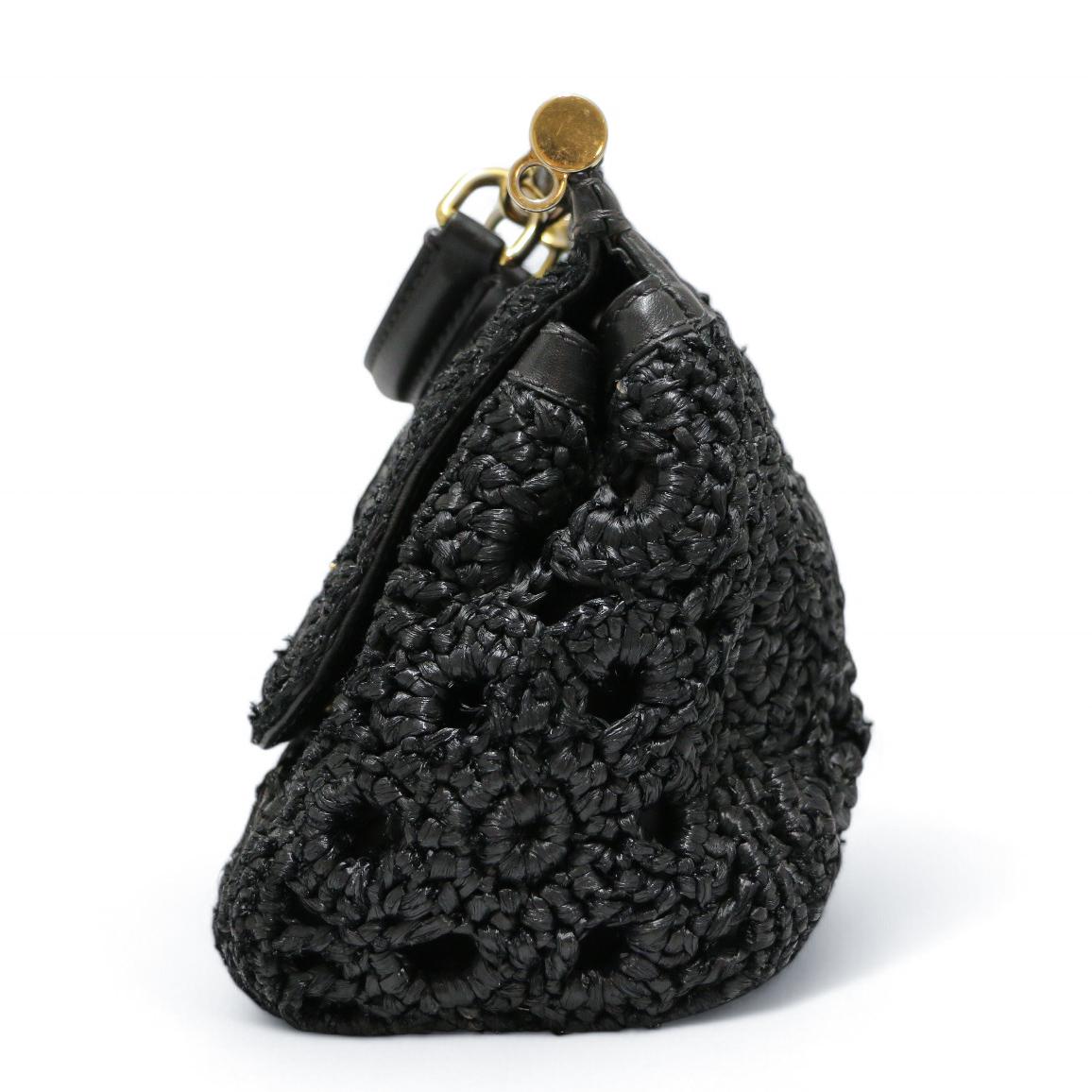 Women's Dolce & Gabbana raffia Sicily bag For Sale