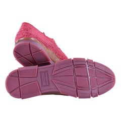 Dolce & Gabbana - Raffia Sneakers SCILLA Bordeaux EUR 44