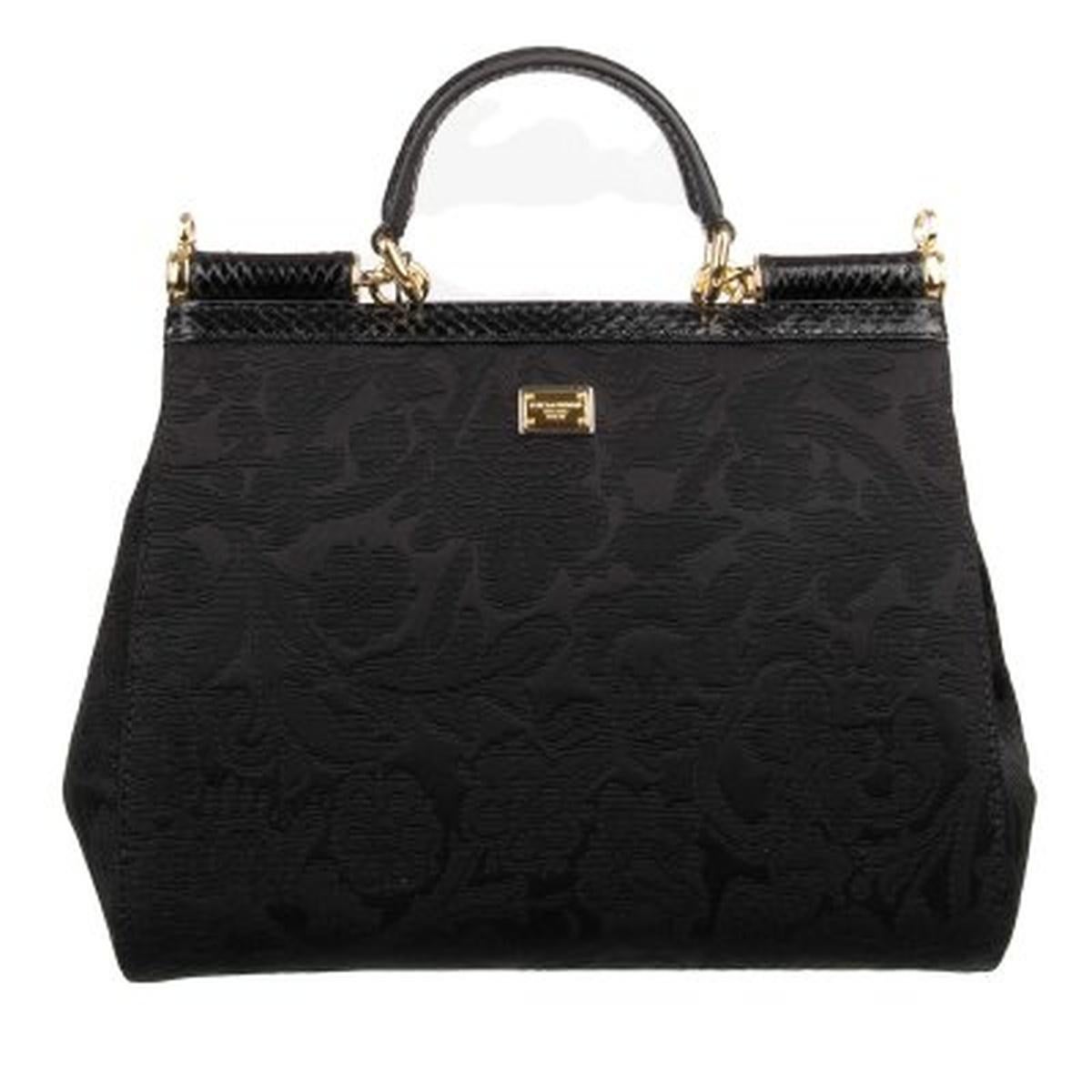 Women's or Men's Dolce & Gabbana Red & Black Brocade Sacred Heart 