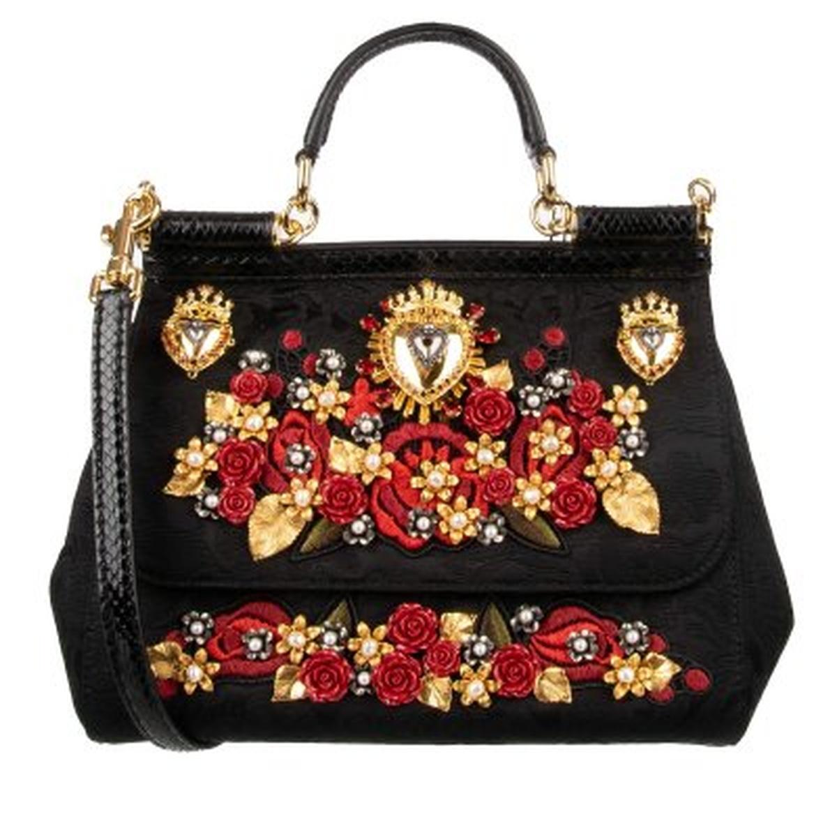 What lining does Dolce & Gabbana use in handbags?