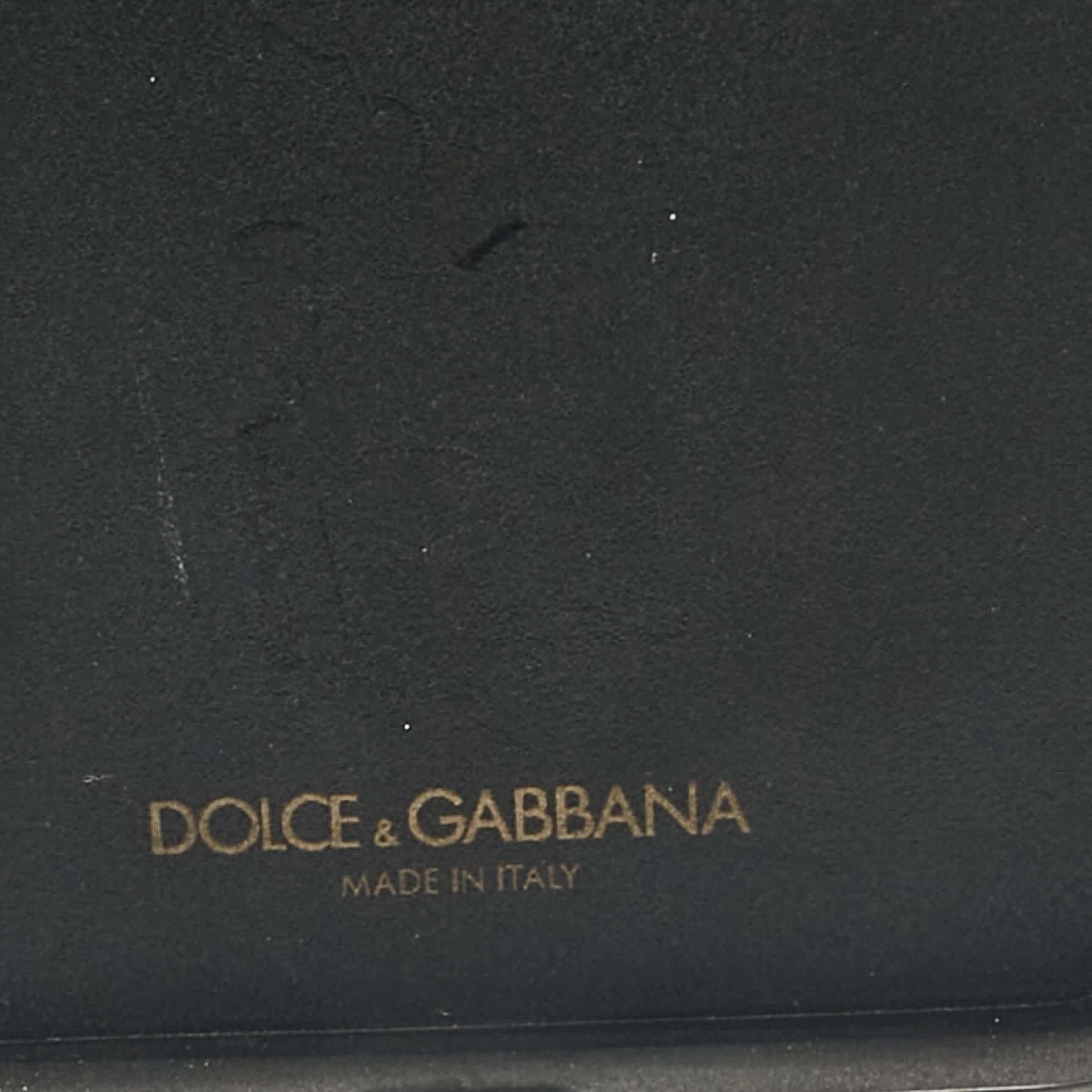 Dolce & Gabbana Red/Black DG Logo Crystals iPhone X Case For Sale 1