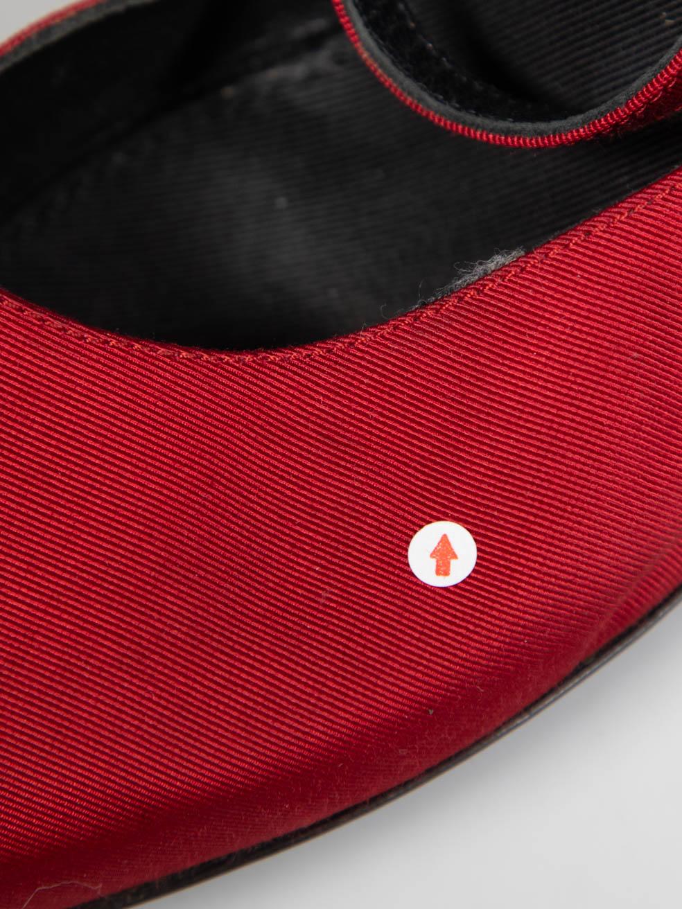 Dolce & Gabbana, talons compensés rouges et noirs, taille IT 38 en vente 1
