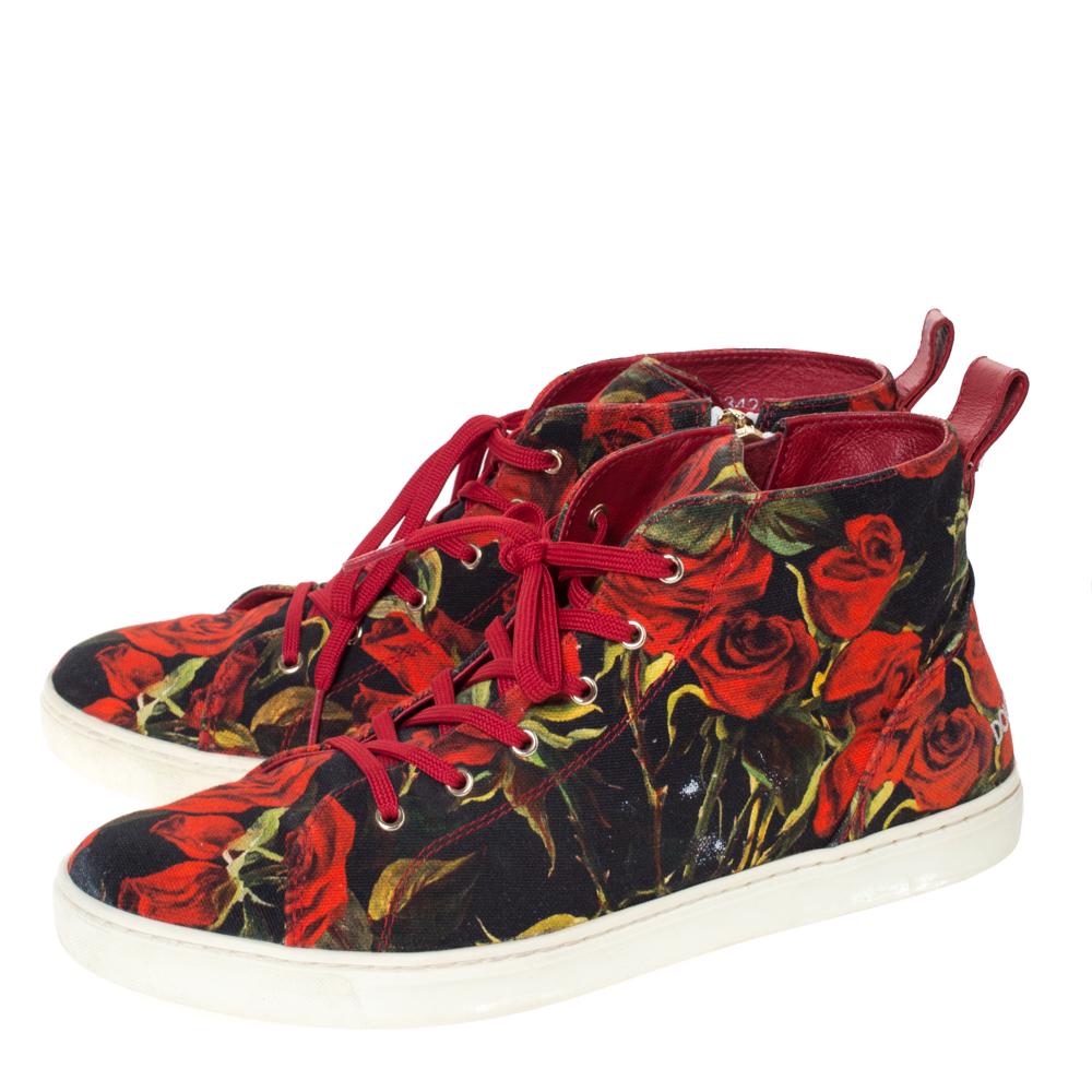 dolce gabbana rose sneakers