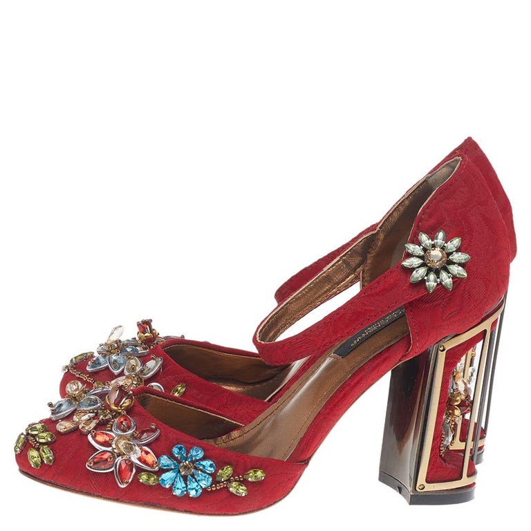 dolce and gabbana bird cage shoes