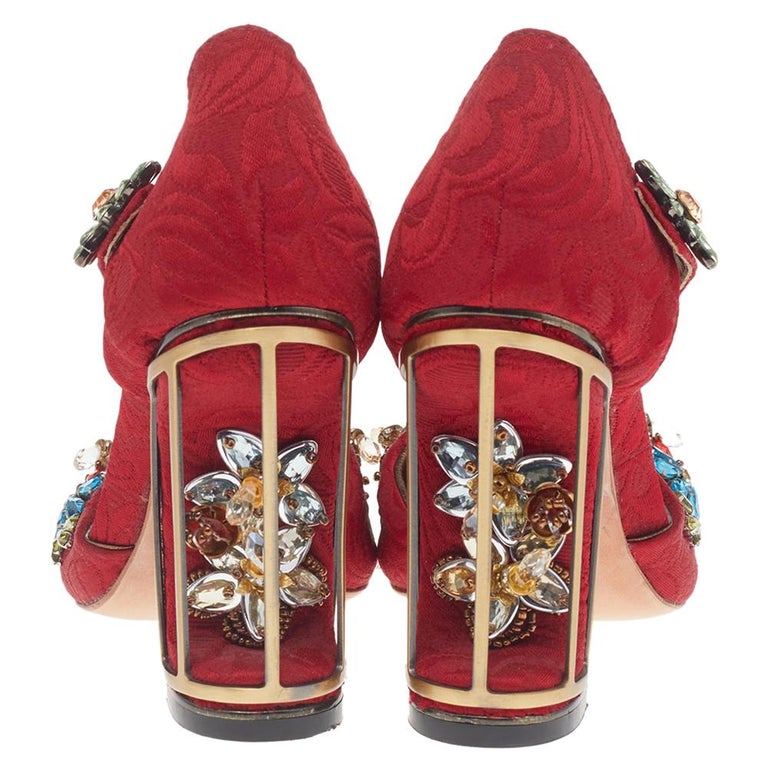 dolce and gabbana bird cage shoes