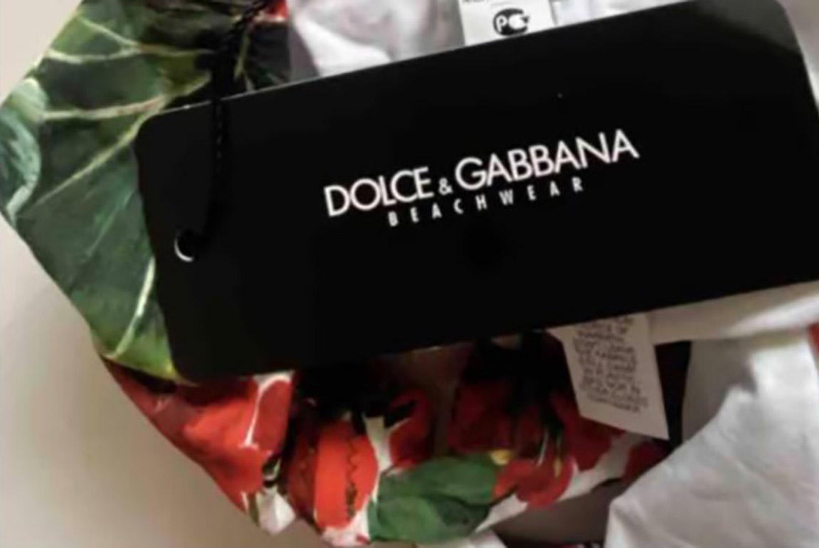 Dolce & Gabbana Red Geranium Floral Two Piece Swimsuit Bikini Swimwear Flowers  For Sale 2