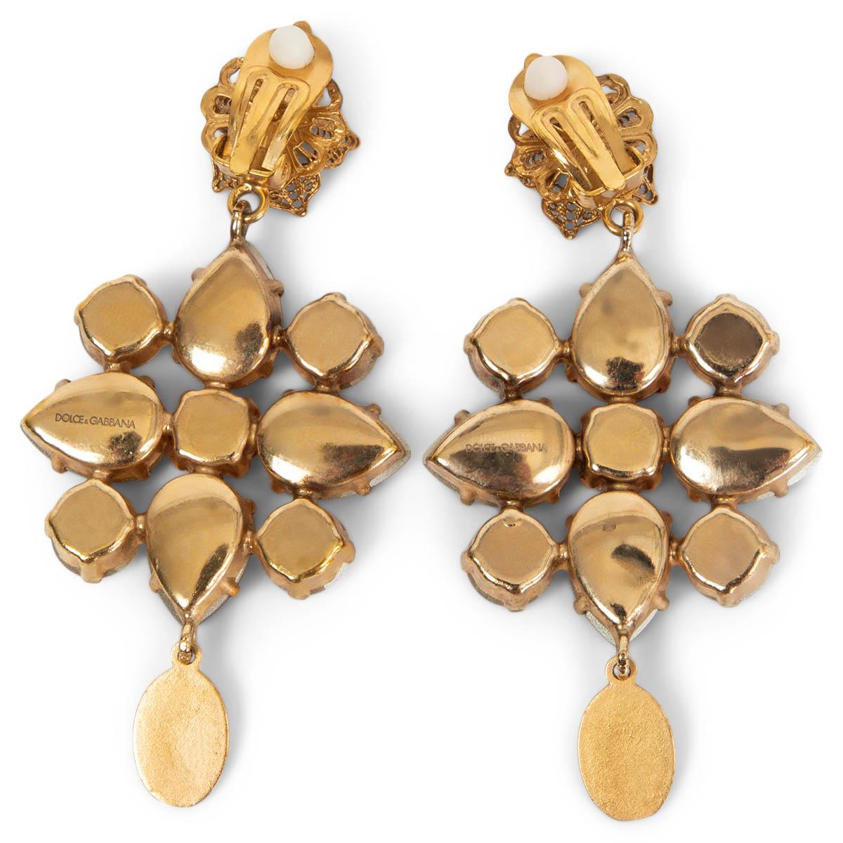 d&g gold earrings