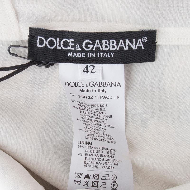 dolce gabbana white floral dress
