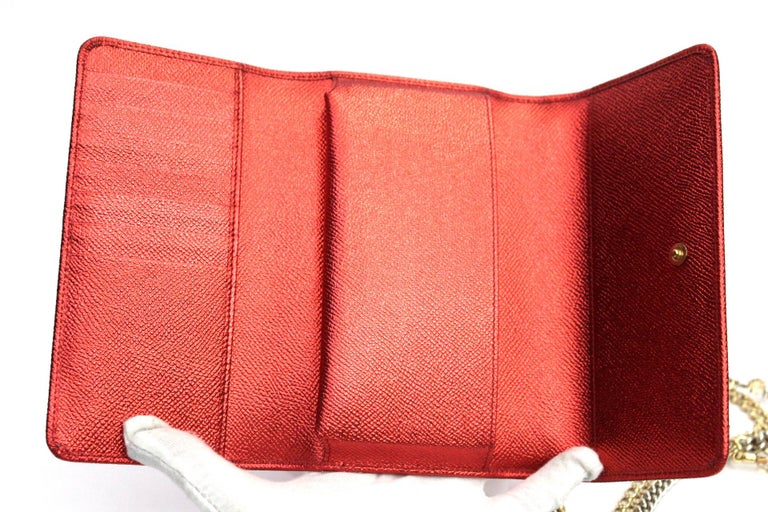 Dolce and Gabbana Red Laminated Leather Mini Von Bag at 1stDibs | minivon
