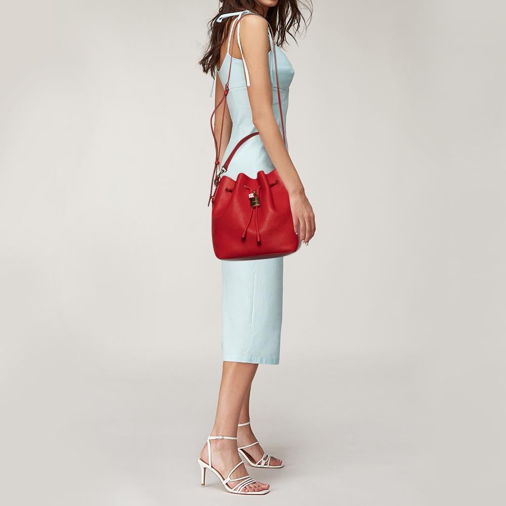 dolce and gabbana bucket shoulder bag