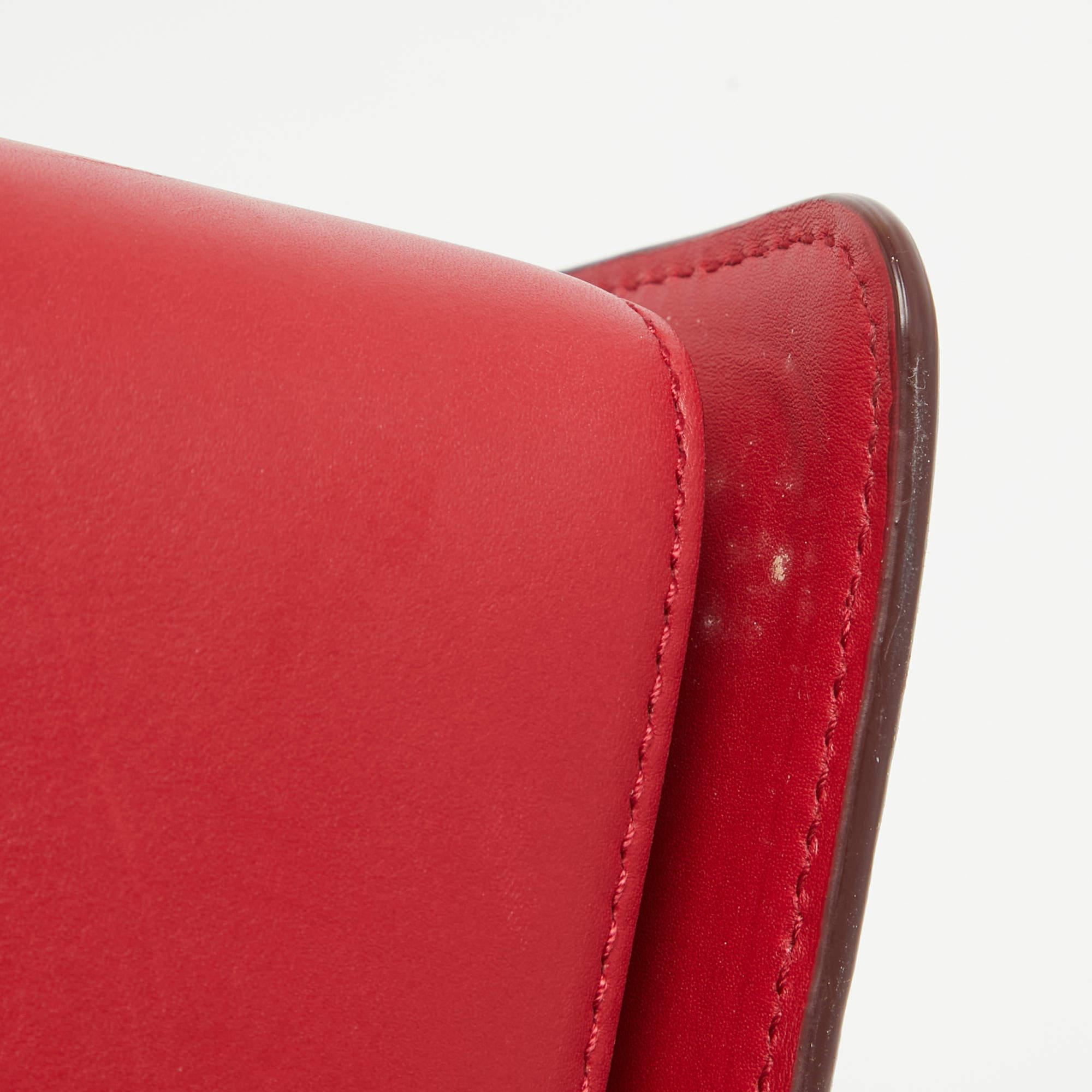 Dolce & Gabbana Red Leather DG Amore Top Handle Bag 8