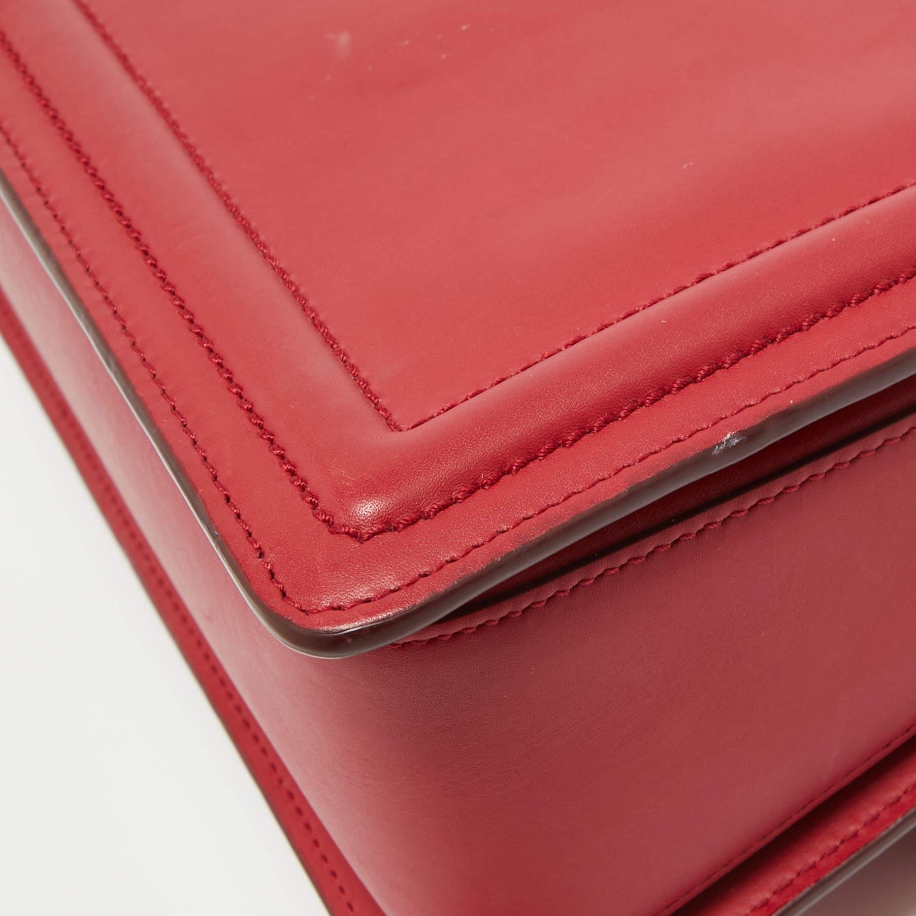 Dolce & Gabbana Red Leather DG Amore Top Handle Bag 9