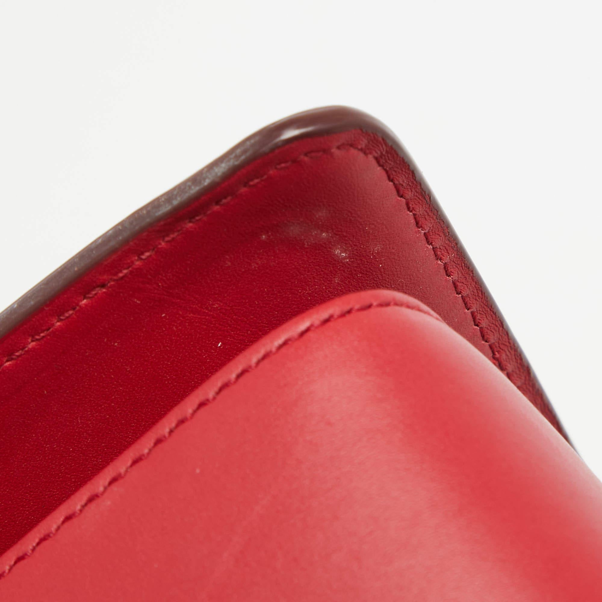 Dolce & Gabbana Red Leather DG Amore Top Handle Bag 14