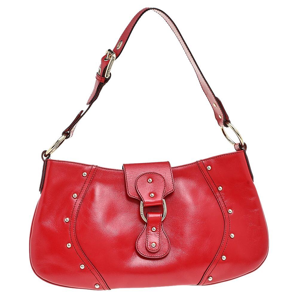 Dolce and Gabbana Red/Red Leather Miss Sicily Von Smartphone Bag For ...