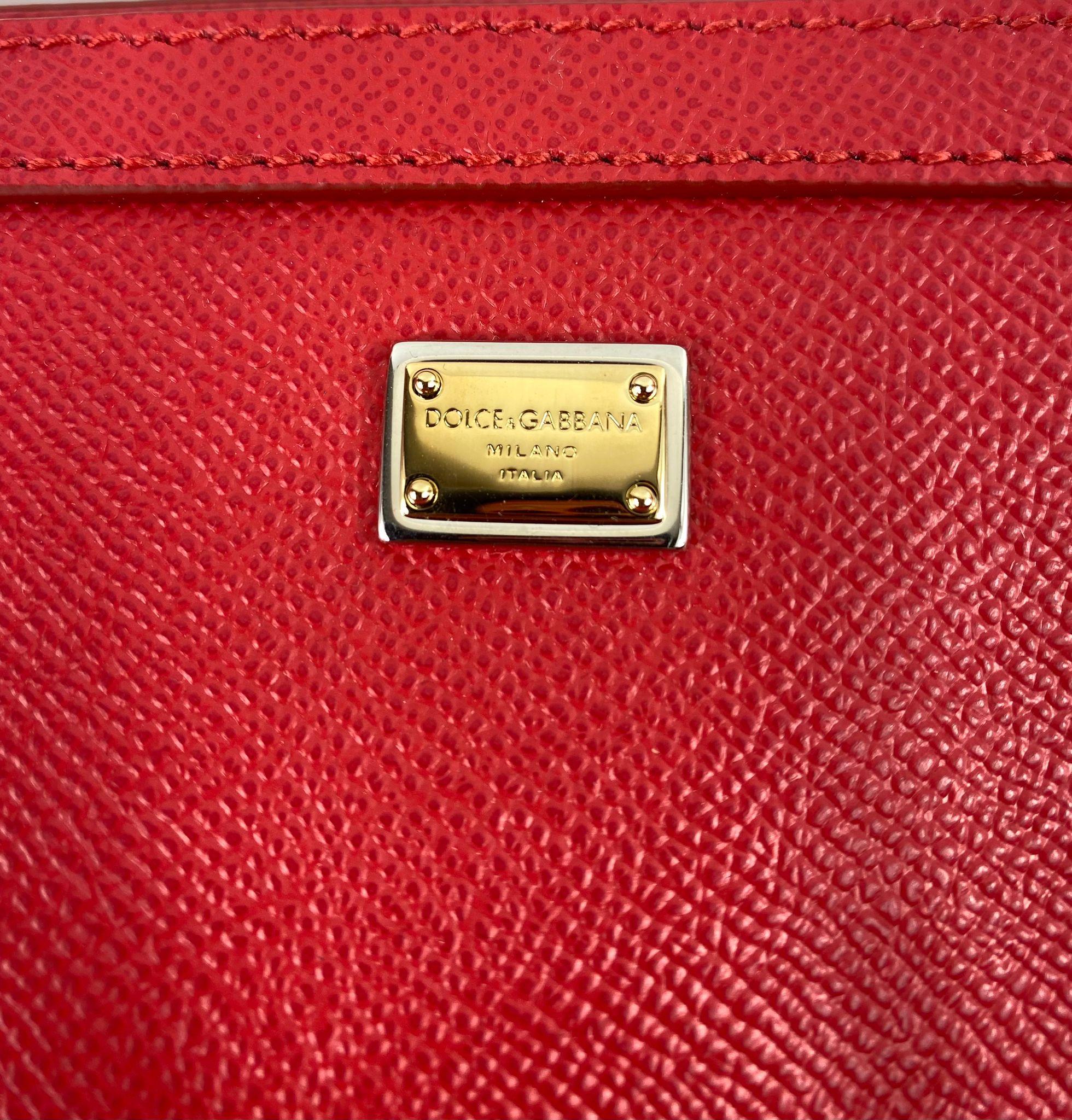 red leather shopper bag