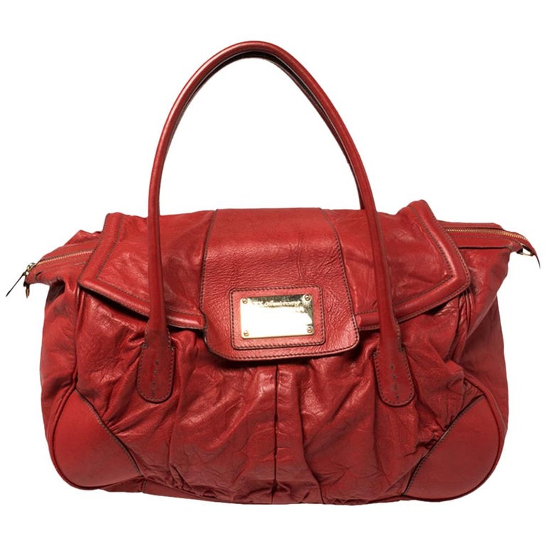 Dolce and Gabbana Red Leather XX Anniversary Edition Bag at 1stDibs