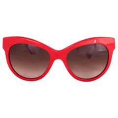 DOLCE & Gabbana rouge Lunettes de soleil MOSAICO Lentilles dégradées DG 4215