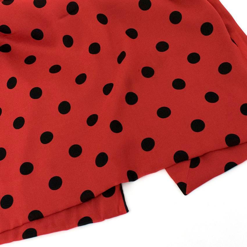Dolce & Gabbana Red Polkadot Dress US 4 4
