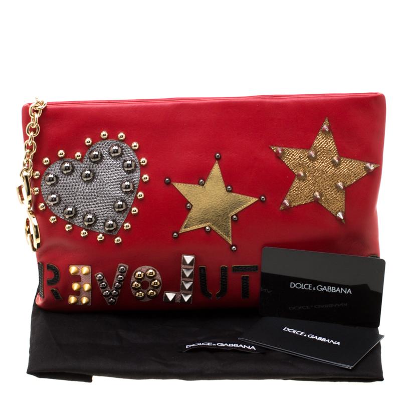red dolce and gabbana purse