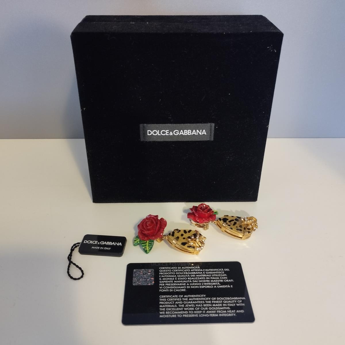 Dolce & Gabbana Red Roses Pendants For Sale 1