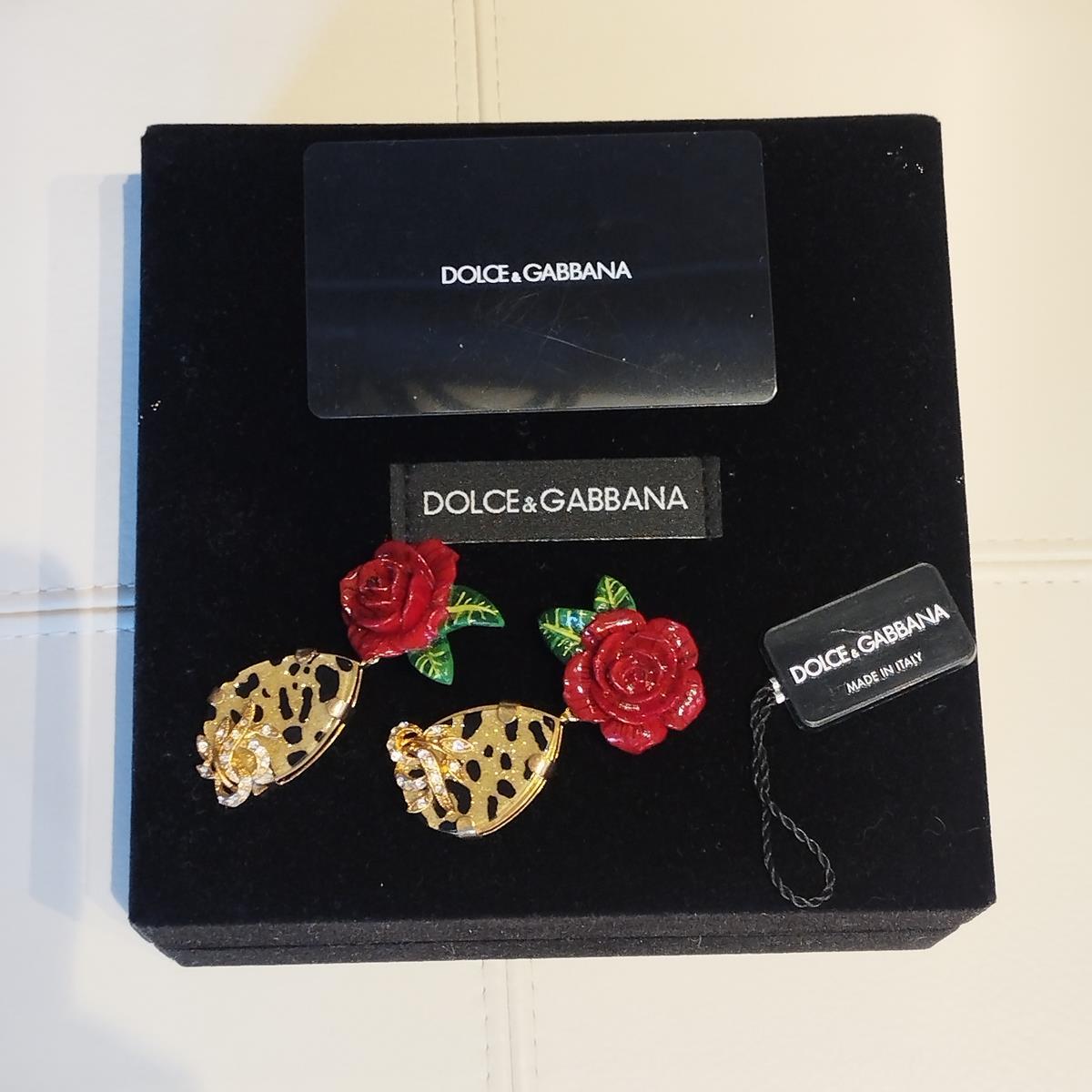 Dolce & Gabbana Red Roses Pendants For Sale 4