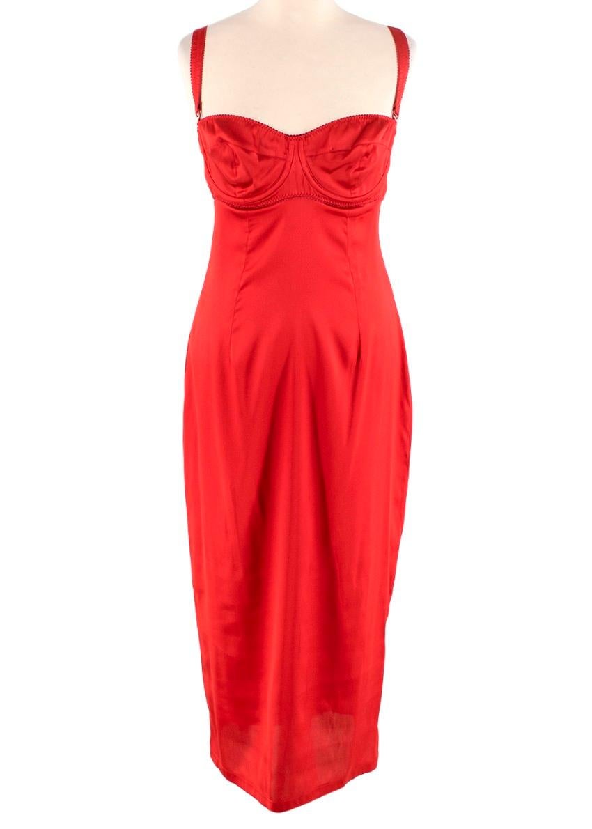 dolce and gabbana orange tulle dress